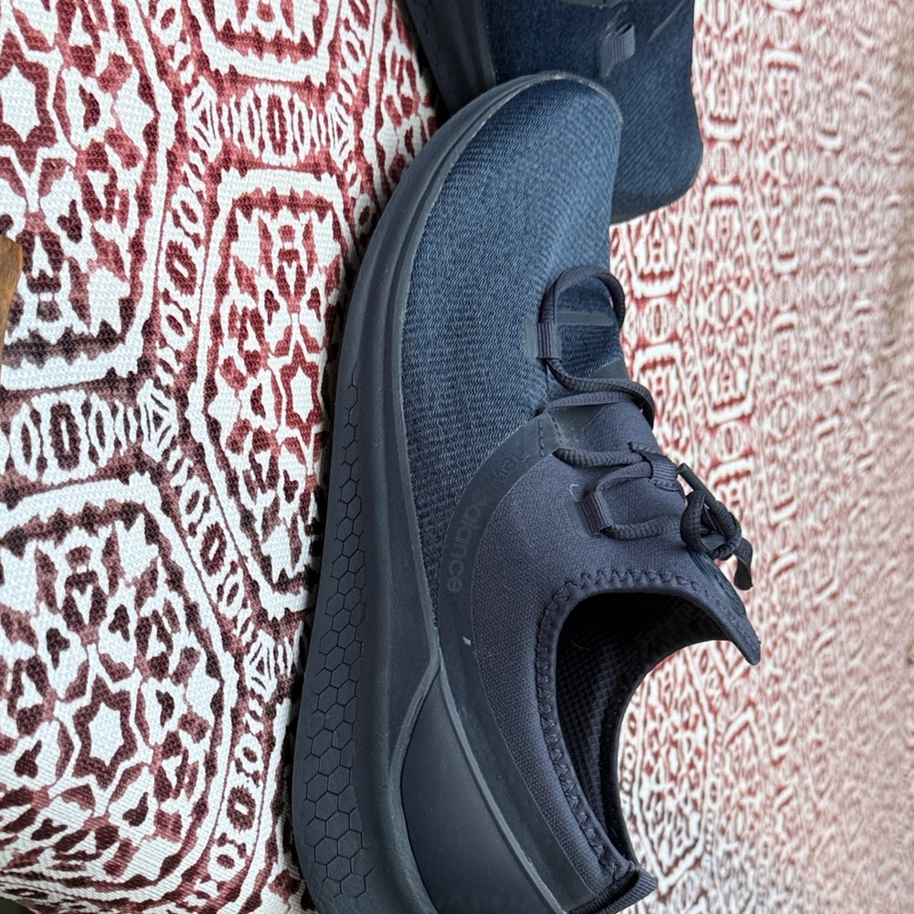 New Balance Men's Dark Navy Knit Sneakers - Picture 7 of 8